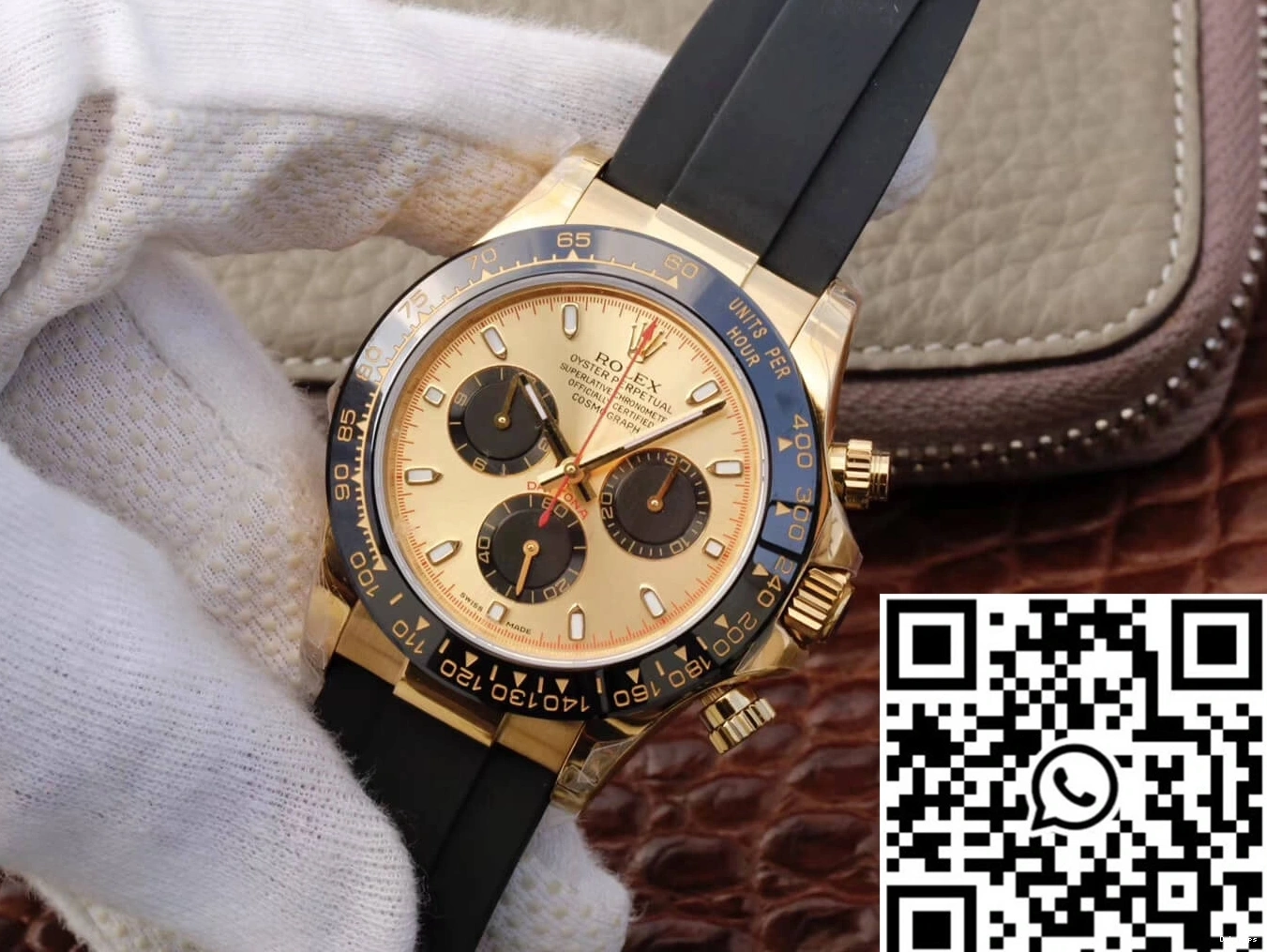 Chronograph Daytona Rolex V6 Yellow 116518ln JH Factory Gold Black Cosmograph 0423